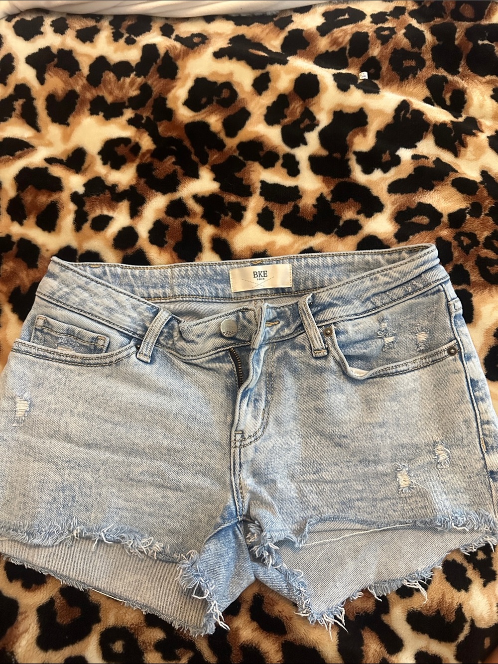 BKE Stella stretch  Denim Cutoff Shorts